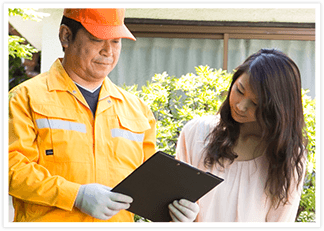 無料現地調査で何するの 衛生害虫110番